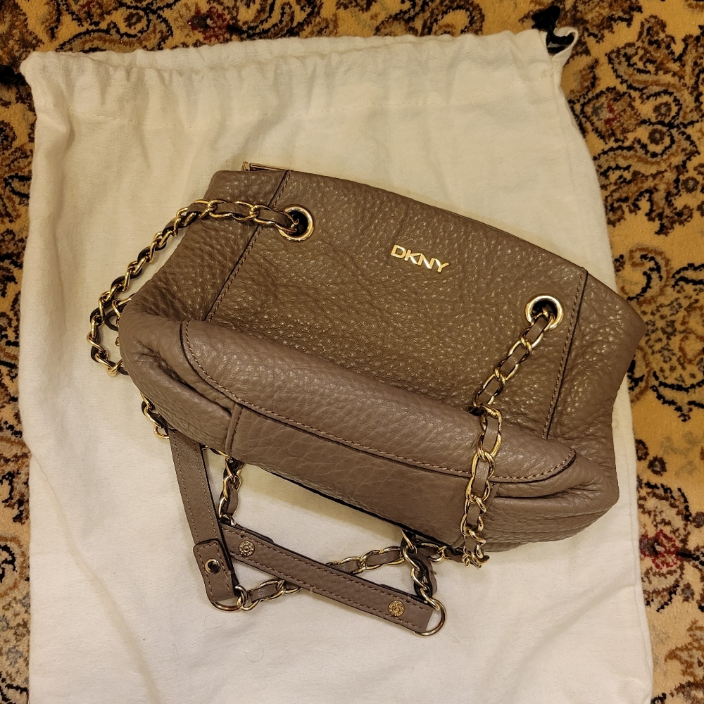DKNY leather purse